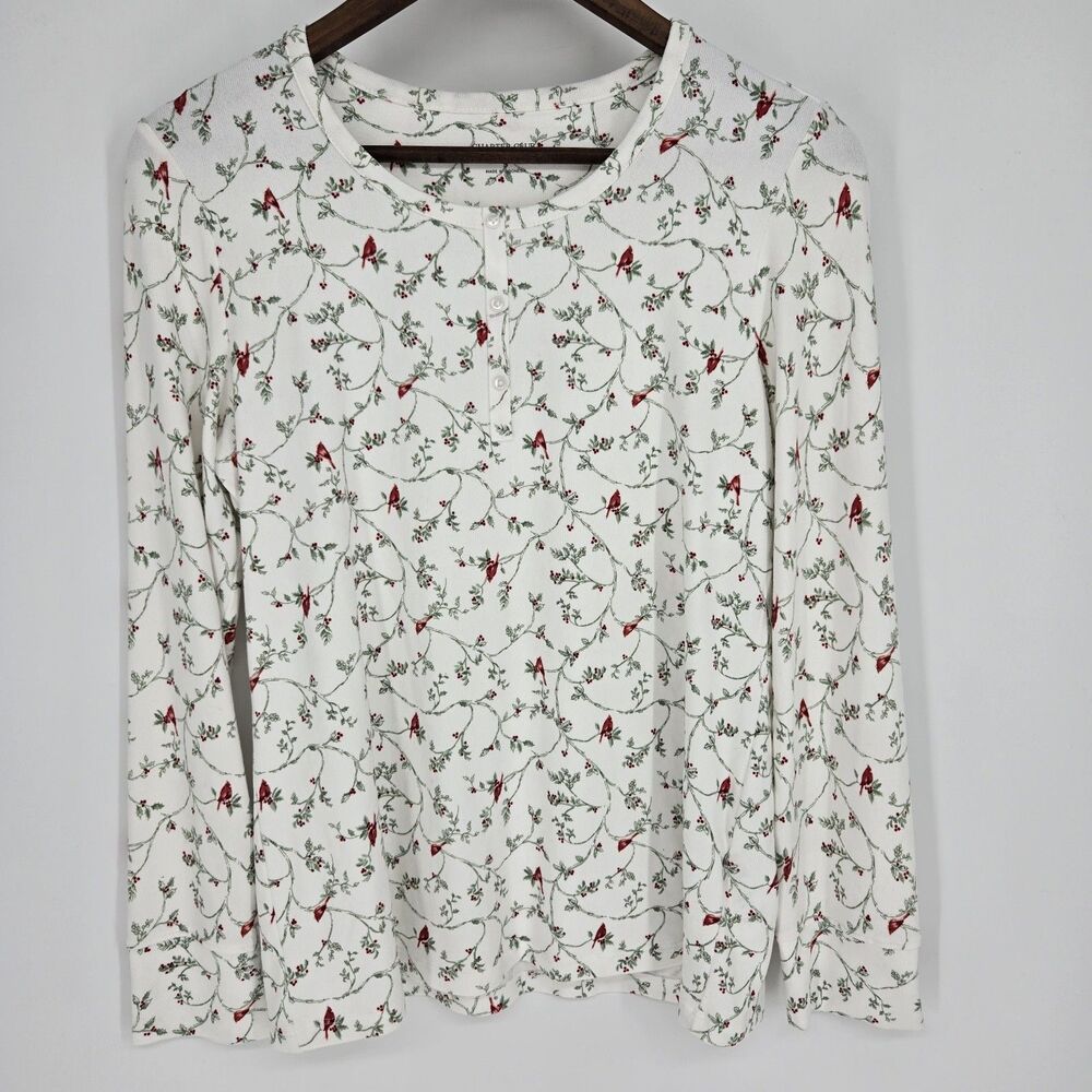 Charter Club Intimates Cardinal Pajama Top Small